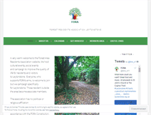 Tablet Screenshot of forestresidents.org